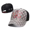 Boll Caps Classic Ball Caps Quality Snake Tiger Bee Cat Canvas med män Baseball Cap Fashion Women Hats Wholesale