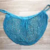 Handbags Mesh Net Shopping Shopper Tote Woven Cotton String Fruit Bags Handbag Reusable Home Storage Bag Lska245