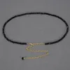 50pcs/lote marca de moda Simple miçangas pretas colar jóias femininas mulheres colares de gargantilha bijoux femme ladies party colar