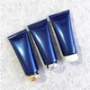 100ml Blue Empty Plastic Cosmetic Container 100g Face Lotion Squeeze Tube Hand Cream Concealer Travel Bottle Free Shipping Nbcnn