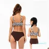 Swim Wear Child Swimsuit Parent Printed Ruffle Split Bikini Mother Daughter 54 Drop Delivery Sports Outdoors Swimming Equipment DHBWC