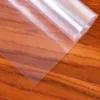 Сторонная ткань ПВХ мягкая стеклянная таблица прозрачные крышки 3,0 мм толщиной коврики