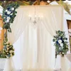 Decorative Flowers 2x Wedding Arch Centerpiece Rustic Decoration Artificial Rose Flower Swag For Table Chair Arbor Holiday