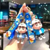 keychains woman designer keyrings accessories Cartoon Q version of the doll cartoon small new key chain around the animation car keychain pendant decoration