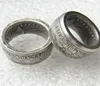 Morgan Silver Dollar Ring 039eagle039 Silver Splated ręcznie robiony w rozmiarach 8167742503