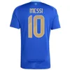 2024 Argentina 3スターサッカージャージを記念しているファンプレーヤーバージョンMessis Dybala di Maria Martinez de Paul Maradona Kids Kit Men 2024 Copa America Cup Camisetas 6