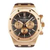 Aoippi Watch Luxury Designer выбрал мужские часы 18K Rose Gold Automatic Mechanical Watch Mens Authentic 26331OR