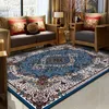 Tapis rétro persan tapis utilisé pour la décoration de salon tapis de plancher de style ethnique familiale hôtelière familiale non glisser la table basse canapé H240514