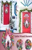 Party New Easter Rabbit Decoration Wreath Festival Theme Decoration Pendant Wreath Props Site Cloth9462768