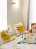 Couchette de caricat-cart de broderie tufted Cover Rovible Kids Moon Moon Sun Pattern Oreiller Chaise de voiture Decoration de la chambre de voiture