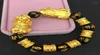 Charm Bracelets Gold Bracelet Imitation Vietnam Shakin Sixcharacter Mantra Beaded Sand Good Luck Chinese Double Pixiu Jewelry1992682