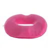 Pillow Shaping Bed Sores PU Foam Office Chair Donuts Shape Seat Hemorrhoid Treat Sciatica Relief High Density Tailbone Pain