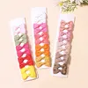 Hair Accessories 20Pcs/Set Candy Color Bows Baby Hair Clips Cute Grosgrain Ribbon Bowknot Girls Barrettes Hairpins Kids Hair Accessories