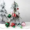 Decorazione per feste in plastica Bellissima palla di albero di Natale Spirito festivo con stile di colore brillante bei regali