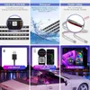 Lumières décoratives Car LED Interior atmosphère Éclairage Car RVB Strips étanche flexible Flexible DIY PAP USB APP RÉLOCE CONTRÔLE POUR LA DÉCORATION AUTO T240509