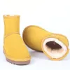 كلاسيكية أستراليا نساء الثلج أحذية 100 ٪ أصلية جلد البقر من الجلد أحذية الكاحل الدافئة أحذية الشتاء أحذية أحذية كبيرة الحجم 35-44