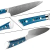 Damasco Knife in acciaio giapponese VG10 Super Steel Acciaio Coperoncini taglienti Cucina a fette di santoku coltelli da bondo