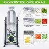 5 In 1 handmatige groentesnijder multifunctionele slicer Aardappelen Chopper Fries Fries Shredderers Maker Peelers Kitchen Gadgets 240429