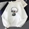 Heren Hoodies Sweatshirts Anime Jujutsu Kaisen Satoru Gojo Leuke cartoon Graphic Gedrukte Hooded Plus Size Hoodie Men Women Sweatshirts Unishirts unisex strtwear T240510