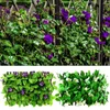 Decoratieve bloemen UV-beveiligde kunstmatige gebladerte Ivy Ivy Hedge Privacy Hek Scherm Groenmuur voor tuinliefhebbers UV-resistente faux