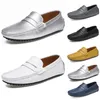 Gai Casual schoenen voor mannen Lage Wit Zwart Grijs Grijs Zilver Donkerblauwe Geel Geel Sole Heren Outdoor schoenen
