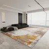 Carpets Living Room Mats de sol imperméables sans glissement de style européen conception carrée unique conception tapete para sala décoration japonaise