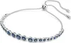 ETS Swarovski Emily Tennis Bracelet Bracelet Jewelry Collection Прозрачный кристально -синий кристаллический розовый кристалл (исключительно продается)