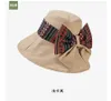 Ethnic Wind Fishermans Hat Childrens Collapsible Largebrimmed Sun Hat Fashion Travel Vacation Cycling Sunscreen Sun Hat 240514