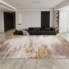 Carpets Living Room Mats de sol imperméables sans glissement de style européen conception carrée unique conception tapete para sala décoration japonaise