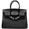 Bag Designer Tote 2024 Platinum Household Women's Large Capacity Top Layer Litchi Grain Leather Crossbody Women's Handbag LFNU