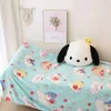 Blankets Cartoon Doll Plush Pillow Sofa Blanket Combination Lovely Soft Comfortable Two-piece Set