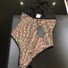 Bikini Designer Swimwear Sexy Bathing Suits pad Tow-piece Hanger style printing in Europe and America Luxury Summer Beach Sunshine Women suit for woman size S-XL