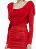Robes décontractées femme robe rouge
