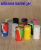 boîtes en baril à huile de silicone Jars Dab Wax Vaporisateur en caoutchouc Drum Forme de forme 26 ml