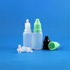 Mixed Size Plastic Dropper Bottles 5ml 10ml 15ml 30ml 50 Pcs Each LDPE PE With Tamper Proof Caps Tamper Evidence Liquids EYE DROPS E-CI Oltw