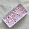 21 pièces / boîte B-grade éternel hydratant rose de rose décoration de fête bricolage de la fête de la Saint-Valentin