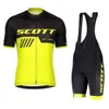SCOTT short sleeved with shoulder straps and shorts, cycling suit set H514-70