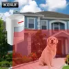 Alarm Systems Kerui Anti Pet PIR Motion Detector for Home Safety Wireless 433MHz Animal Immune infraröd sensor som används i G18 W18 W20 K52 Alarmsystem WX