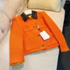 Vestes pour femmes Top Quality Elegant Femmes Automne Orange Woange Veste Bureau Bureau de travail Mandon de travail Single Poit