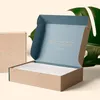 Wrap Wrap Hurtowe wydrukowane logo z recyklingiem pocztowym Papierowe papierowe pudełko dostawa pocztowego