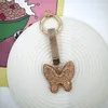 Arcilla de alta gama Full Diamond Butterfly Keychain Ring Diamond CAR CHAND CHAND CHAND BOPS ACCESIÓN DE ACCESIÓN DE MODA