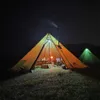 Палатки и укрытия 500pro Tipi Hot Tent с пламенем-ретаративной плитой Джек 5-8 человек, используемые для семейной команды на открытом воздухе, походы на походы TripsQ240511