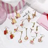 Multi Style Long Earrings Pendant Woman Anime Manga Card Captor Sakura Cute Party Jewelry Girl Lady Gift Golden Pink4542099