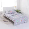 Sängkläder set Easy Care Set for Kids Boy Single Size Student Dormitory Home Textile 3st Soft Däcke Cover