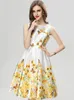 Casual Dresses MoaaYina Autumn Fashion Designer Elegant Floral Print Tank Dress Women O Neck Diamond Beading Sequins High Waist Slim Midi