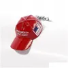 الحفلات لصالح Maga Keychain Trump Baseball Hat لطيف قلادة صغيرة للأزياء زوجين حقيبة هدية إسقاط التسليم منزل حديقة الاحتفال لوازم Eve Otgzs