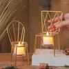 Candle Holders European-style Metal Crafts Seat Holder Decoration Creative Home Living Room Light Dinner Table