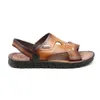 Heren zomer buitenleren slippers klassieke zachte sandalen Romeinse comfort Walking Shoes 230720 532 D SA