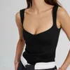 2024 New Temperament Commuting Intellectual Style Collar Backless Bottom Tank Y2K Slim Fit Sleeveless Top Women's Summer F51423