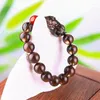 Link Bracelets birmanês jade pixiu luxo feminino natural jóias vintage jadeite misos acessórios presentes preto amuletos talismãs